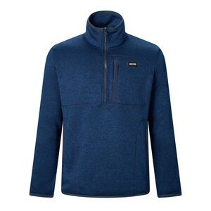 Regatta Mens Barlee Quarter Zip Fleece Top / Navy